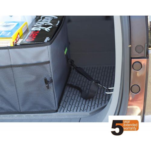  Drive Auto Products Car Trunk Storage Organizer - Collapsible Multi-Compartment - Adjustable Securing Straps