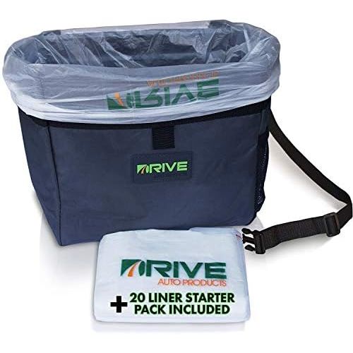  Car Garbage Can by Drive Auto Products from The Drive Bin As Seen On TV Collection, Black Strap