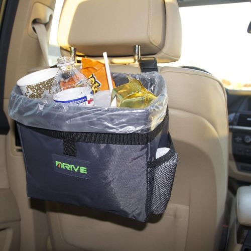  Car Garbage Can by Drive Auto Products from The Drive Bin As Seen On TV Collection, Black Strap