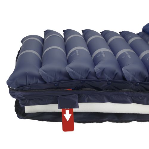  Drive Medical Med-Aire Assure 5 Air with 3 Foam Base Alternating Pressure and Low Air Loss Mattress System