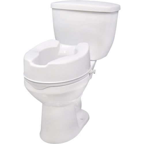  Drive Medical Raised Toilet Seat with Lock, Standard Seat, 6