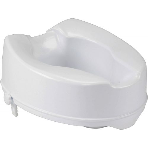  Drive Medical Raised Toilet Seat with Lock, Standard Seat, 6