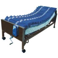 Drive Medical 5 Med Aire Low Air Loss Mattress Overlay System with APP, Blue, 5