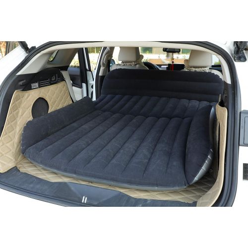  DRIVE TRAVEL SUV Air Mattress Camping Bed,Outdoor SUV Dedicated Mobile Cushion Extended Travel Mattress Air Bed Inflatable for SUV Back Seat,Swimming Sea Beach,Holiday,Fit 95%SUV (