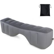 Drive Travel Car Air Mattress Inflatable Bed for Car Backseat Car Travel Bed Backseat Mattress Portable Car Mattress for Vehicle Cushion Camping Blow Up Mattress for car (Gray Without Air Pump)