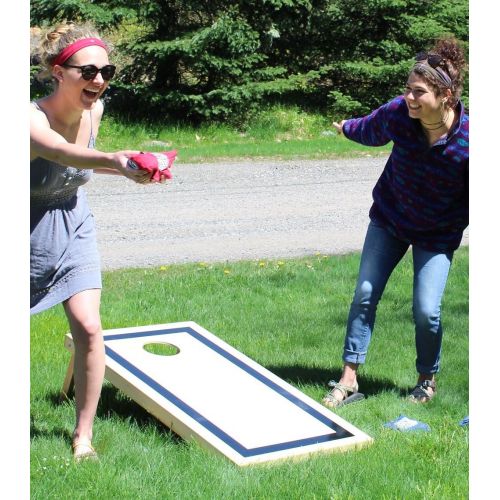  Driveway Games Traditional Set Wood Corn Toss Boards