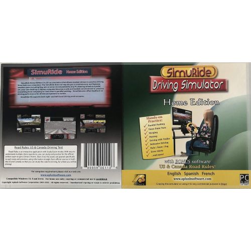  Driving Simulation and Road Rules Test Preparation - 2021 SimuRide Home Edition - Driver Education [Interactive DVD]