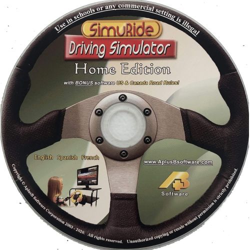  Driving Simulation and Road Rules Test Preparation - 2021 SimuRide Home Edition - Driver Education [Interactive DVD]
