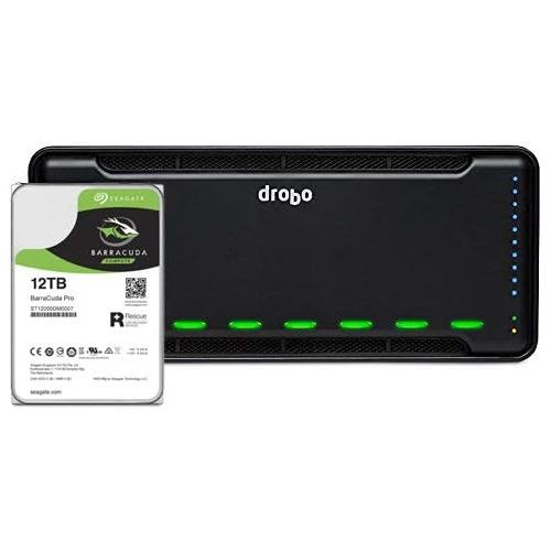  Drobo 8D 8-Drive Direct Attached Storage (DAS) Array - Dual Thunderbolt 3 Ports (DRDR7A21)