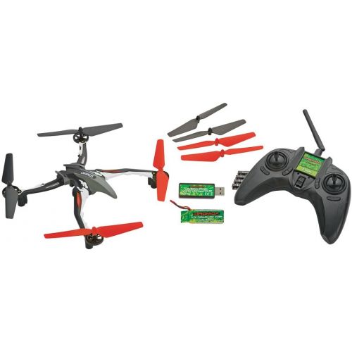  Dromida Ominus Unmanned Aerial Vehicle (UAV) Quadcopter Ready-to-Fly (RTF) Drone with Radio System, Batteries and USB Charger (Red)