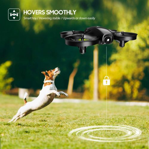 [아마존 핫딜]  [아마존핫딜]Drone for Kids,RC Mini Quadcopter Toy, Potensic A30,One Key Take-Off or Landing, Altitude Hold,Auto Hovering,Headless Mode,Boy Kids Toy, Detachable Battery (Black)