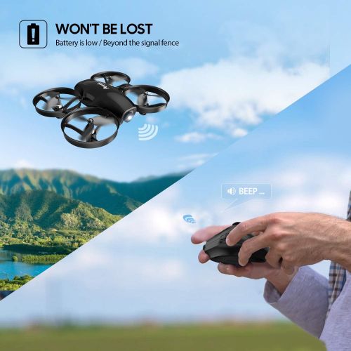  [아마존 핫딜]  [아마존핫딜]Drone for Kids,RC Mini Quadcopter Toy, Potensic A30,One Key Take-Off or Landing, Altitude Hold,Auto Hovering,Headless Mode,Boy Kids Toy, Detachable Battery (Black)