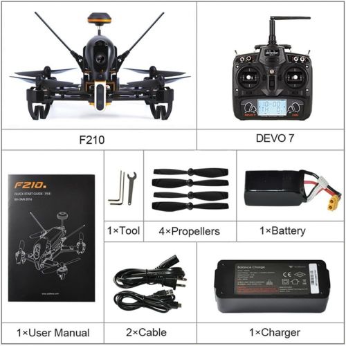  Walkera F210 With Devo 7 remote control RC Drone quadcopter with OSD  700TVL Camera RTF