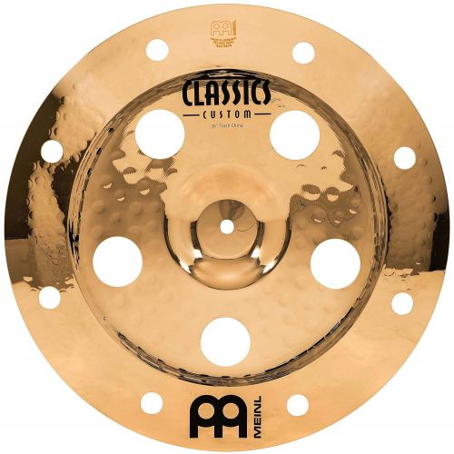  Meinl Cymbals Meinl 16 Trash China Cymbal with Holes - Classics Custom Brilliant - Made In Germany, 2-YEAR WARRANTY (CC16TRCH-B)