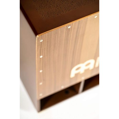  Meinl Percussion Jumbo Bass Subwoofer Cajon with Internal Snares-NOT Made in China-Walnut Playing Surface, 2-Year Warranty, (SUBCAJ5WN)