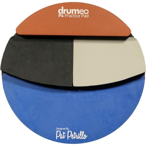  [무료배송] 드럼 드러미오 연습패드 The Drumeo P4 Practice Pad - Four Different Playing Surfaces