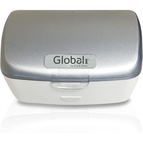  Global II by Dry & Store Electric Hearing Aid Dehumidifier with UV-C Lamp Sanitizer