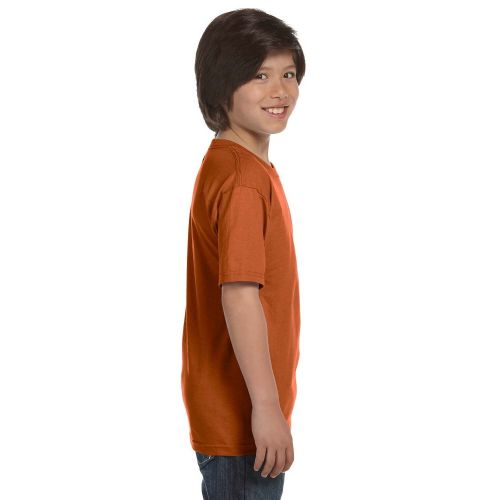  Dryblend Boys Texas Orange CottonPolyester T-shirt by Gildan