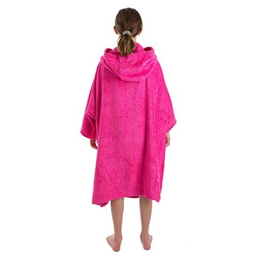  Dryrobe Short Sleeve Towel Change RobePoncho - Medium in Pink