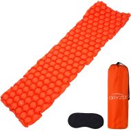 Dryzle Inflatable Lightweight Sleeping Pad - Compact Bed & Ultralight Camping Air Mattress with Foam Pads, Portable Blow Up Mat Great for Backpacking, Travel, Outdoor and Hiking