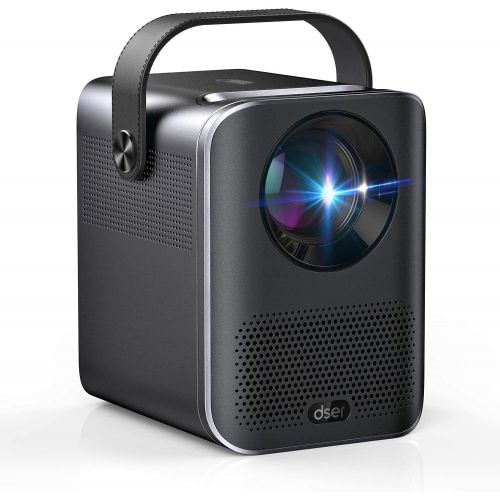  [아마존베스트]Dser Video Projector, 1080P and 160 Display Supported, Portable Mini Projector with 60,000Hrs LED, 150ANSI 4000 Lumen Home Theater Movie Projector Compatible with Fire TV, Laptops,