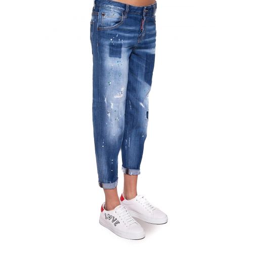  Dsquared2 Low waist boyfriend denim jeans