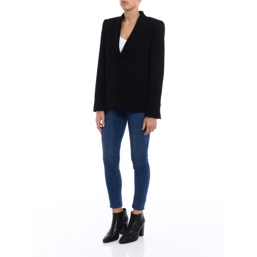  Dsquared2 One button formal crepe jacket