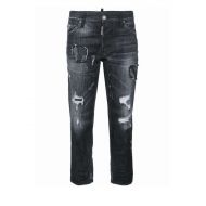 Dsquared2 Tomboy faded crop jeans