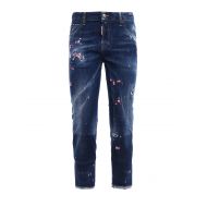 Dsquared2 Cool Girl floral embroidered jeans