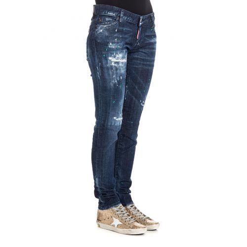  Dsquared2 Worn out five pocket jeans