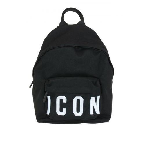  Dsquared2 Icon black small backpack