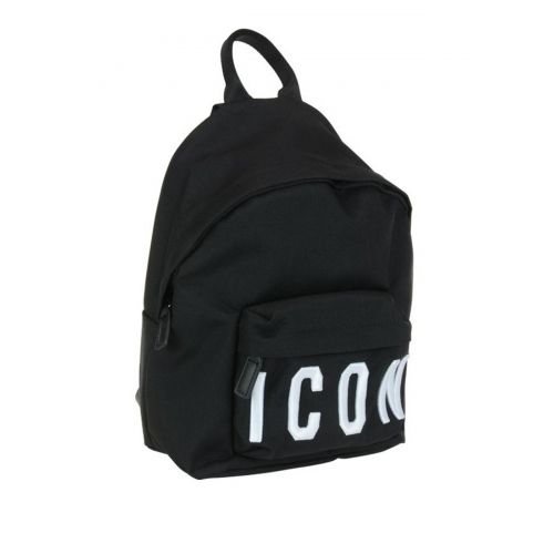  Dsquared2 Icon black small backpack