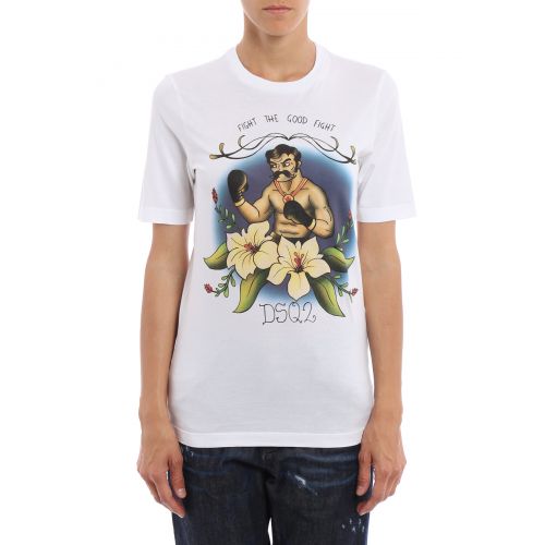  Dsquared2 Fight a Good Fight T-shirt