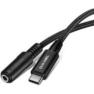 [아마존베스트]DuKabel USB C 3.5 mm Aux Adapter USB Type C Male to 3.5 mm Jack Socket (4 Pole CTIA) Headphone Adapter Compatible with Huawei P40/P30/P20 Pro, Samsung S10E/S10P/S10 5G, Google Pixe