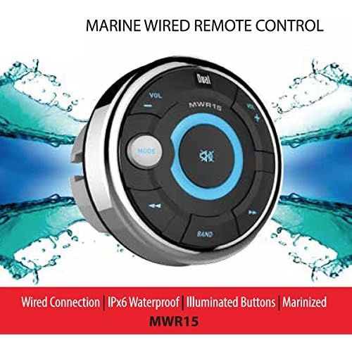  [아마존베스트]Dual Electronics MWR15 Waterproof Marine Wired Radio Remote Control