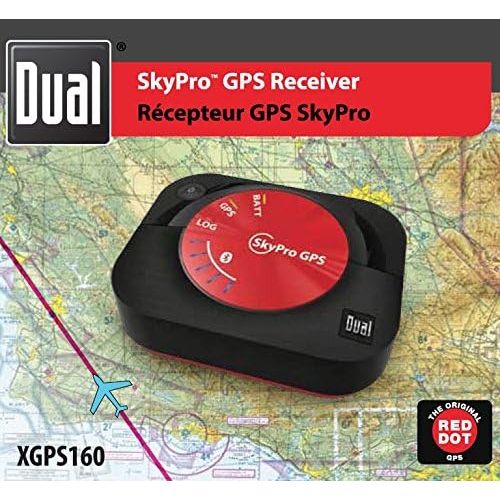  [아마존베스트]Dual Electronics XGPS160 Multipurpose Universal 5 Device Bluetooth GPS Receiver with Wide Area Augmentation System and Portable Attachment