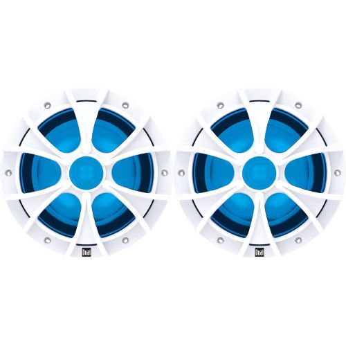  Dual Electronics WDCL65 6.5-inch Marine Speakers with Blue illumiNITE LED Accent Lighting