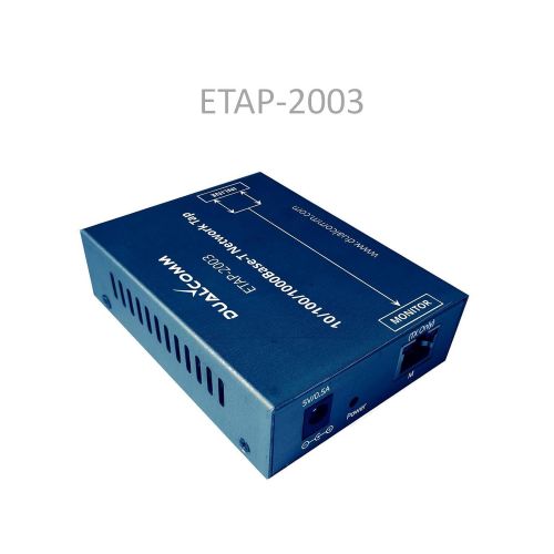  Dualcomm 10/100/1000Base-T Gigabit Ethernet Network TAP