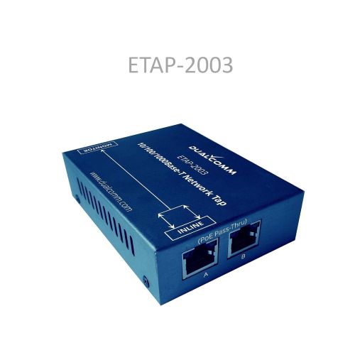  Dualcomm 10/100/1000Base-T Gigabit Ethernet Network TAP