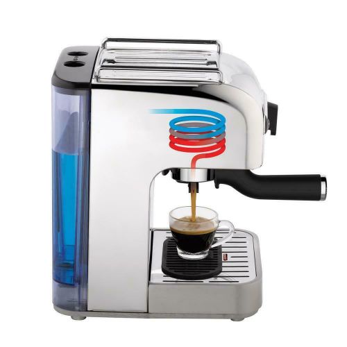  Dualit 84460 4-in-1 Espresso Machine with bonus NX adapter - Polished Chrome