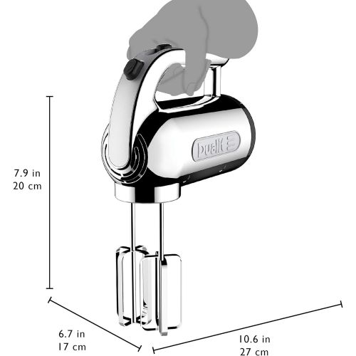  [아마존베스트]Dualit 4-Speed Professional Hand Mixer, Chrome