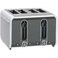 Dualit 46432 Studio 4-Slice Toaster, WhiteGrey