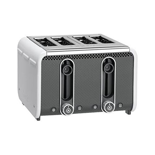  Dualit 46432 Studio 4-Slice Toaster, WhiteGrey