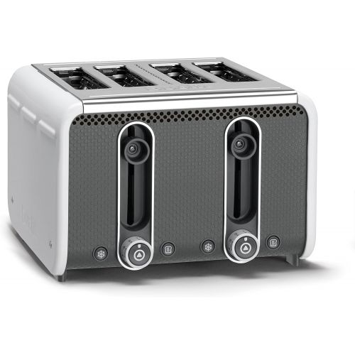  Dualit 46432 Studio 4-Slice Toaster, WhiteGrey