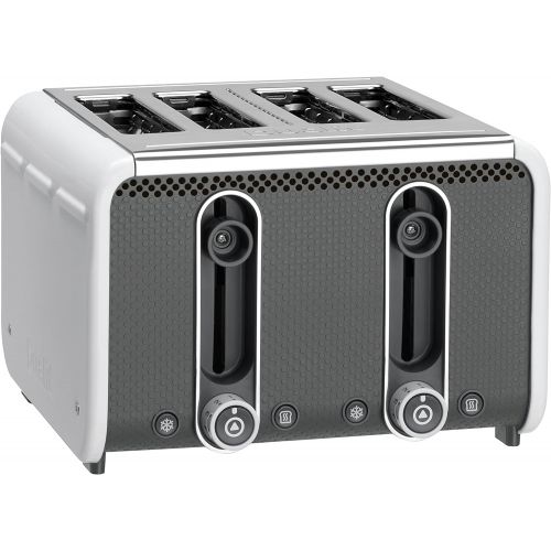  Dualit 46432 Studio 4-Slice Toaster, WhiteGrey