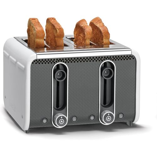  Dualit 46432 Studio 4-Slice Toaster, WhiteGrey