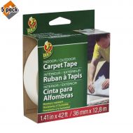 Duck Brand 392907 Indoor/Outdoor Carpet Tape, 1.41-Inch x 42 Feet, Single Roll - 5 Pack