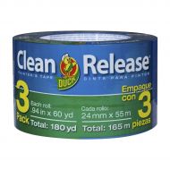 Duck Clean Release Blue Painters Tape 1-Inch (0.94-Inch x 60-Yard), 24 Rolls, 1440 Total Yards, 284371