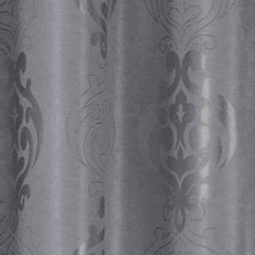  Duck River Textile Hastings Heavy Medallion Insulated Blackout Room Darkening Window Curtain Set of 2 Panels, 36 X 84 Inch, Taupe, 2 Piece