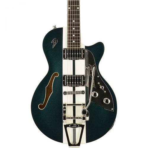  Duesenberg USA},description:The Starplayer TV is a semi hollow, dual pickup, 22-fret electric guitar, featuring arched top and back, bent sides and a 25.5 in.-scale. The 40th Anniv
